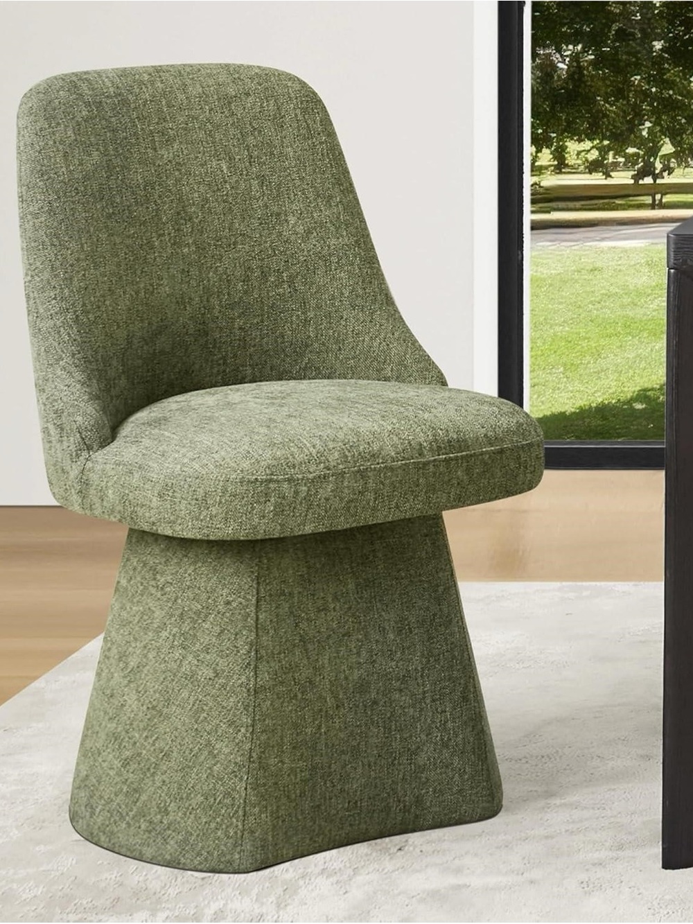 Green Upholstered Accent Chair - Modern Home Accent